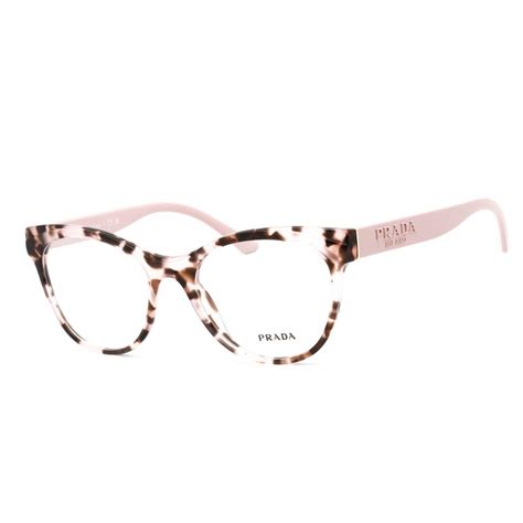 prada glasses pink havana|prada glasses clear frame.